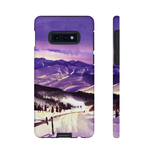 Vail Colorado at Christmas - Impact Resistant Phone Case Samsung Galaxy S10E Matte